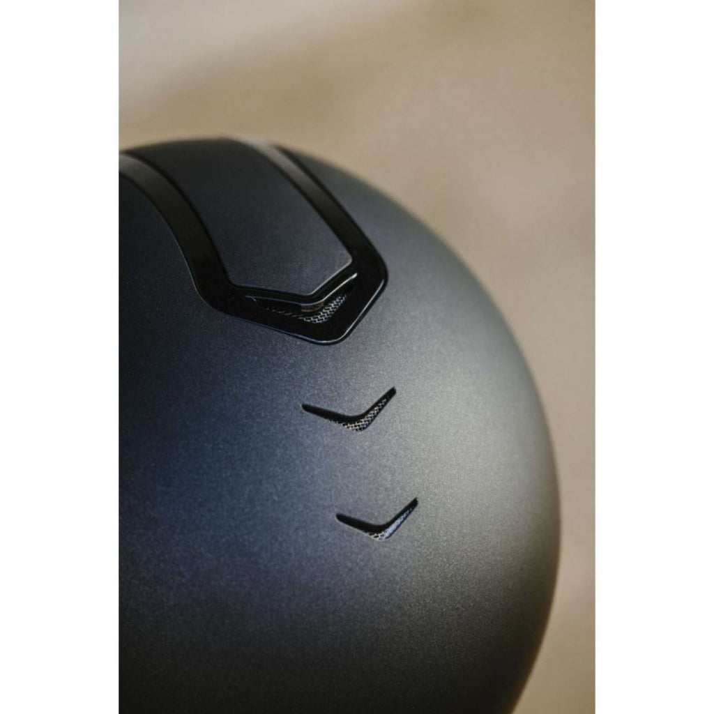 Choplin Casco da equitazione Aero Nero opaco/lucido