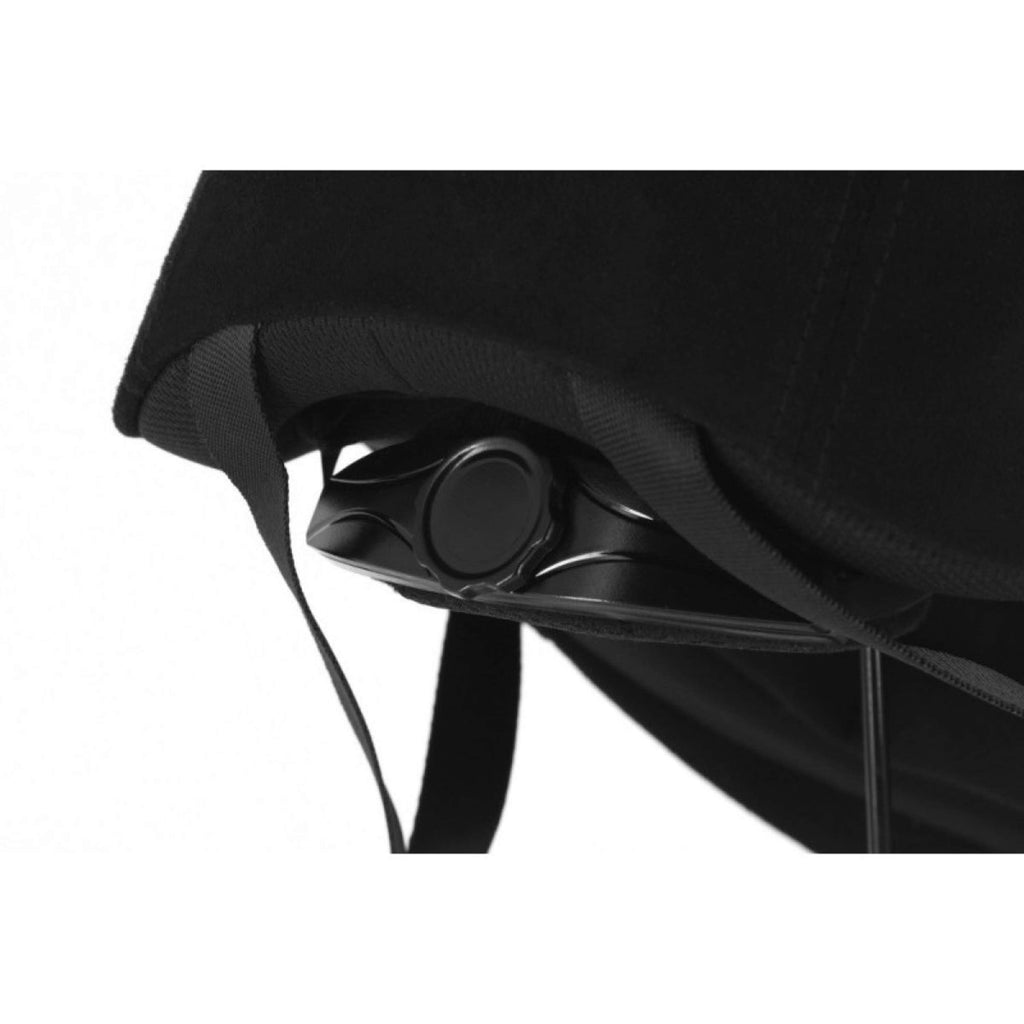 Choplin Casco da equitazione Aero Velvet Nero opaco
