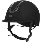 Choplin Casco da equitazione Aero Velvet Nero opaco