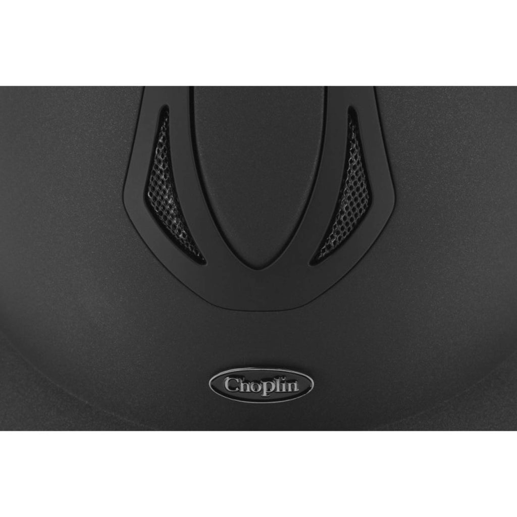 Choplin Casco da equitazione Meyrik Nero opaco