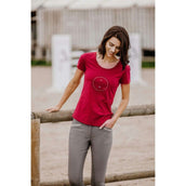 EQUITHÈME T-Shirt Anna Donne Cherry