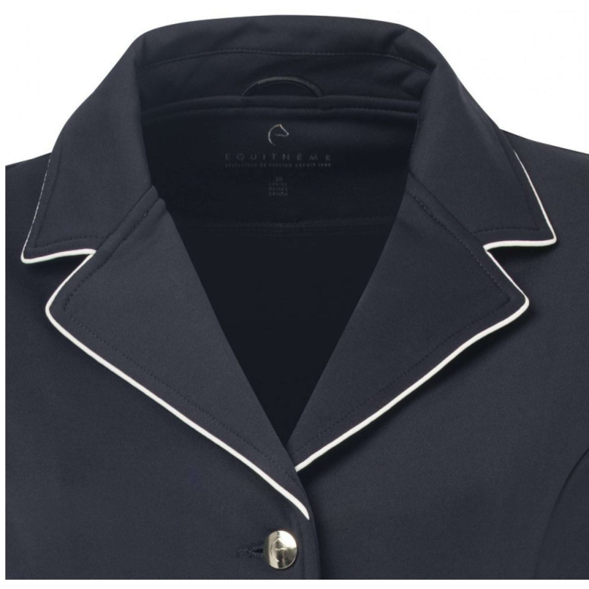 EQUITHÈME Giacca da Competizione Soft Classic Blu navy/bianco