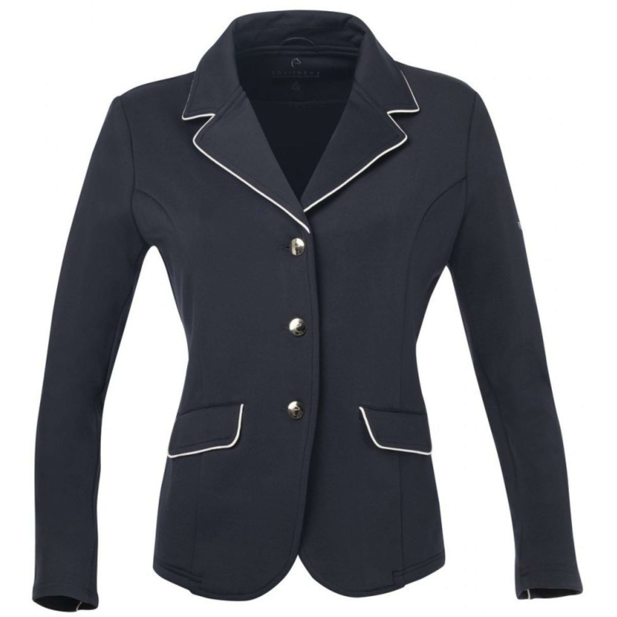 EQUITHÈME Giacca da Competizione Soft Classic Blu navy/bianco