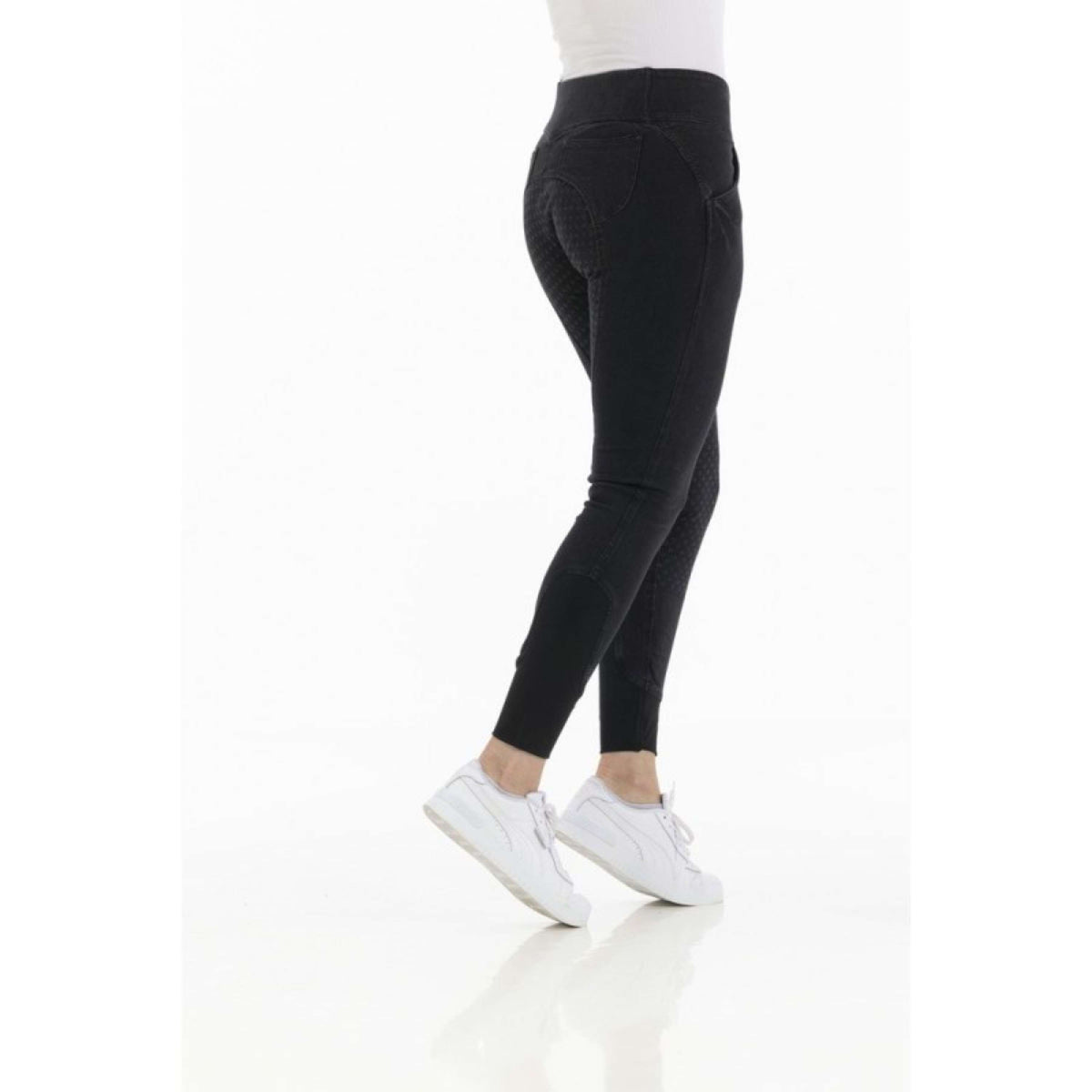 EQUITHÈME Jeans da Equitazione Jena Grigio