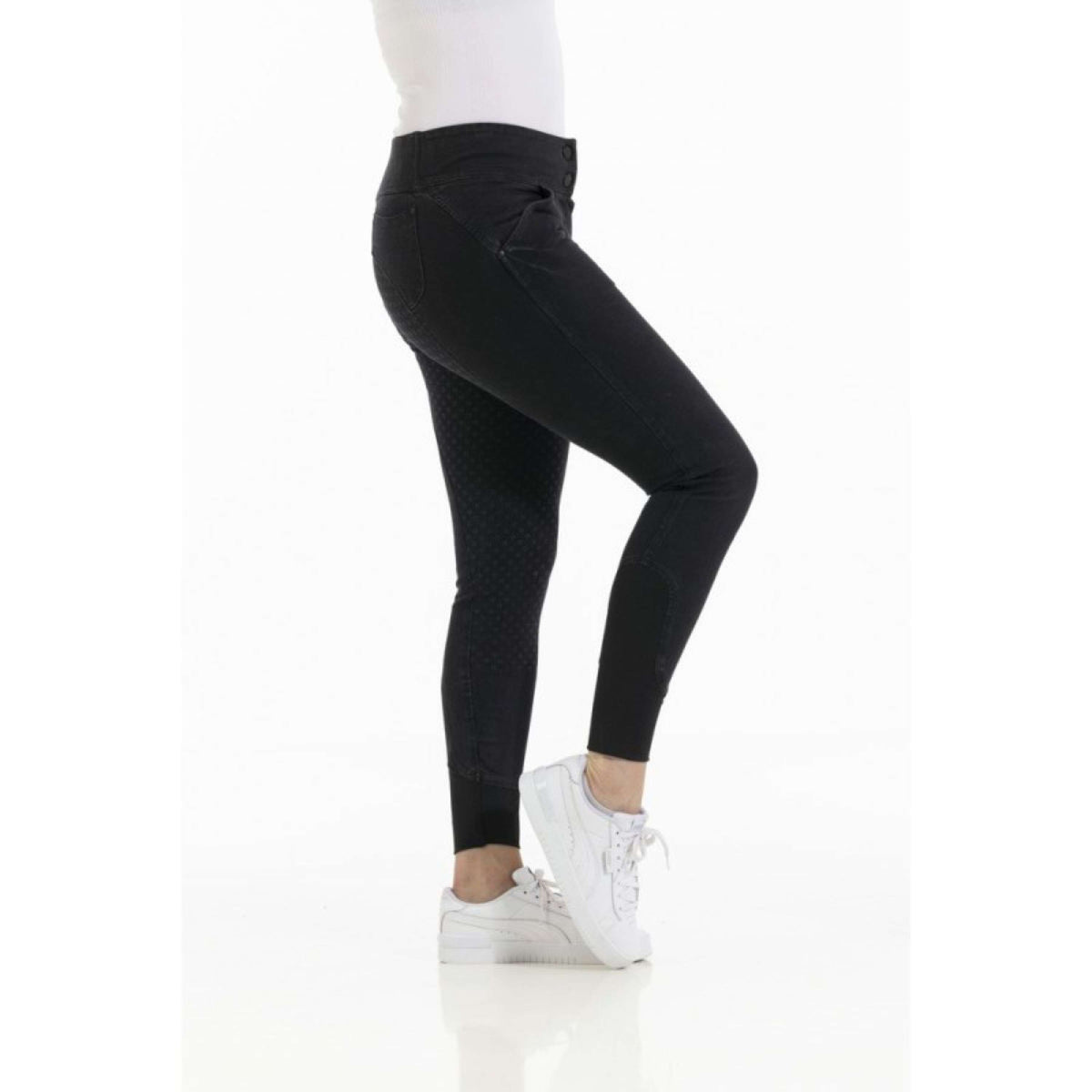 EQUITHÈME Jeans da Equitazione Jena Grigio
