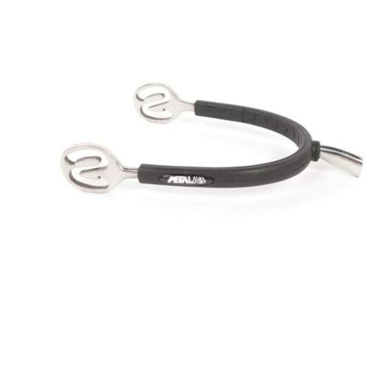 Metalab Sporen Prince de Galles 20mm Acciaio Inossidabile con Gomma Nero