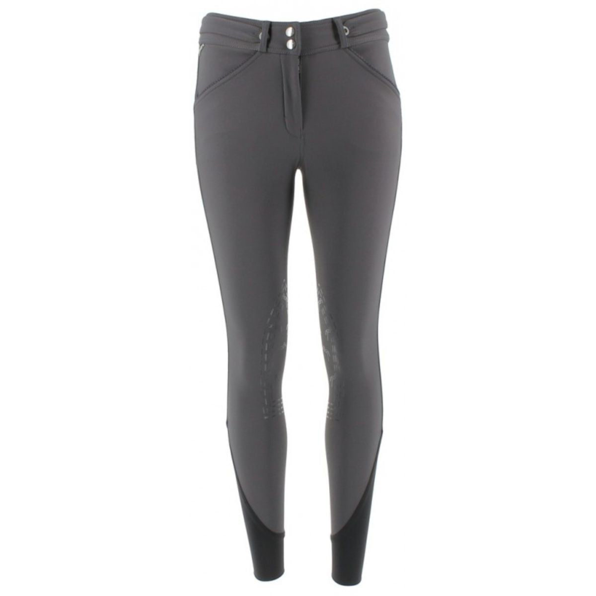 Pénélope Pantaloni da Equitazione Point Sellier Grigio scuro