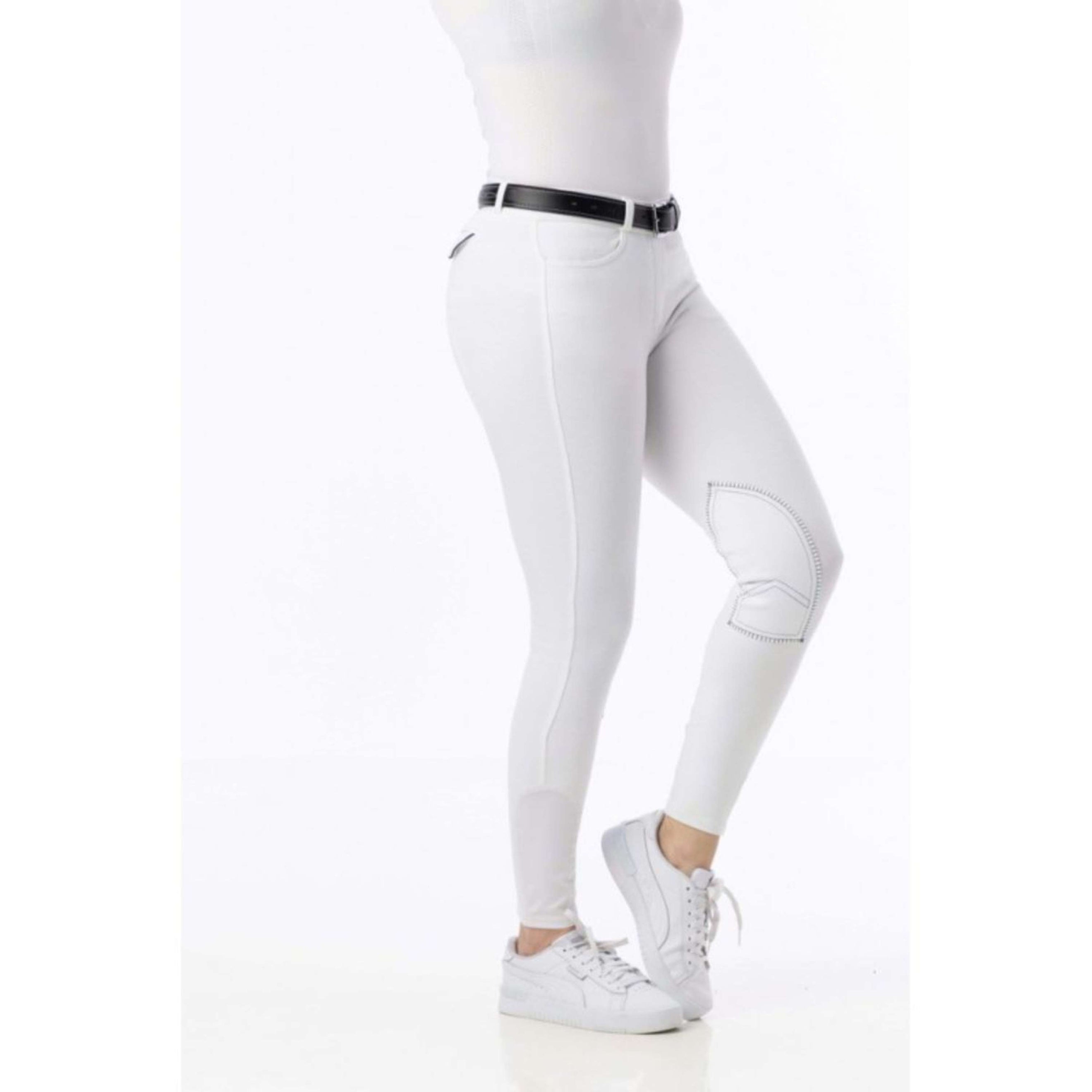 Riding World Pantaloni da Equitazione Alexandrie Bianco Riding World Pantaloni da Equitazione Alexandrie Bianco