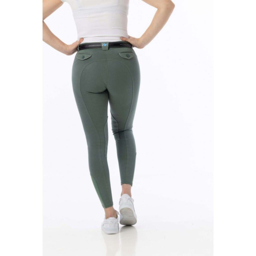 Riding World Pantaloni da Equitazione Alexandrie Verde