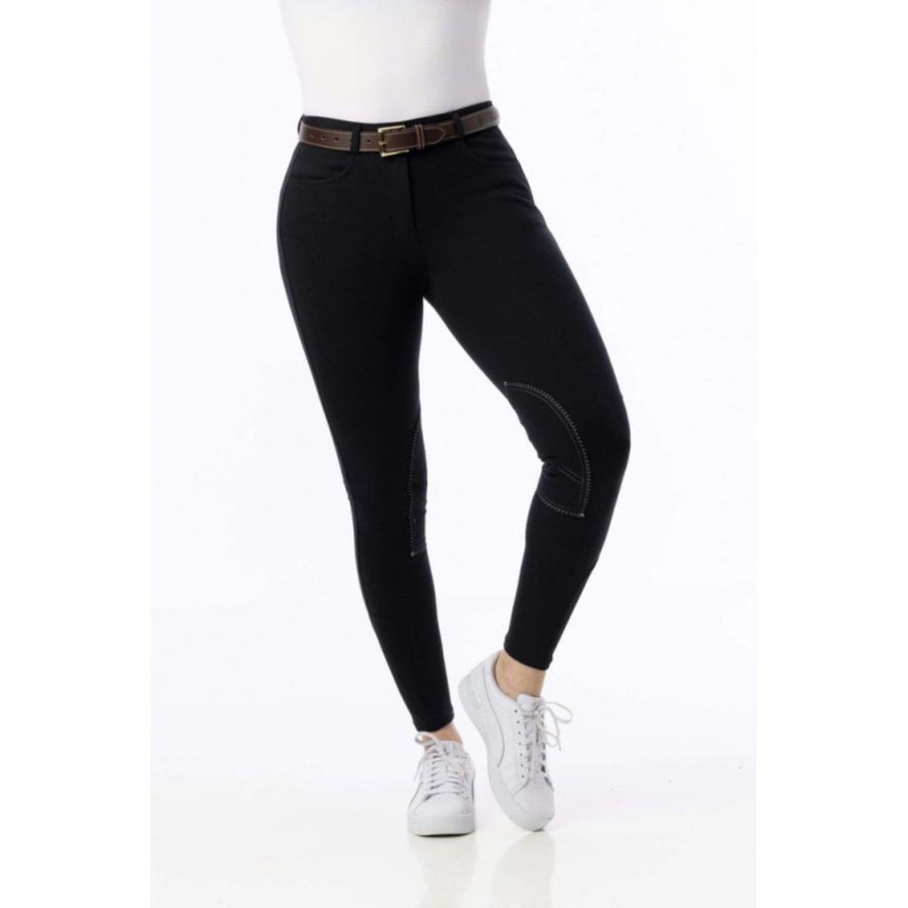 Riding World Pantaloni da Equitazione Alexandrie Nero