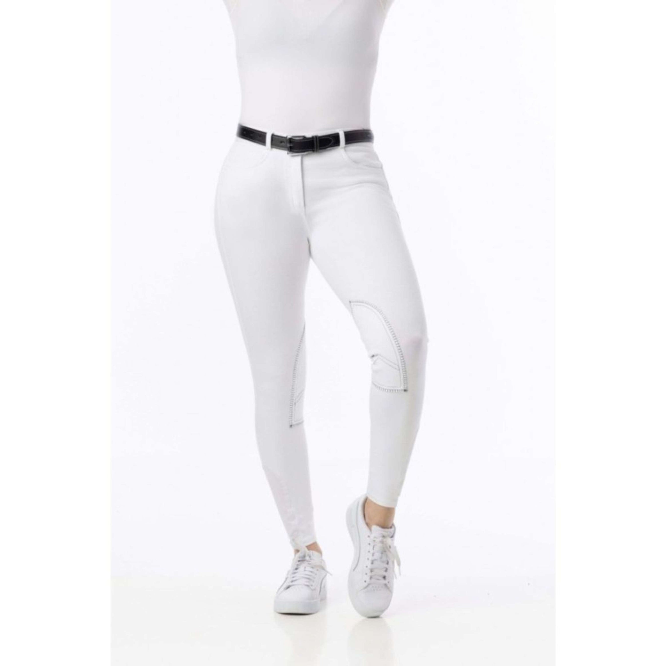 Riding World Pantaloni da Equitazione Alexandrie Bianco