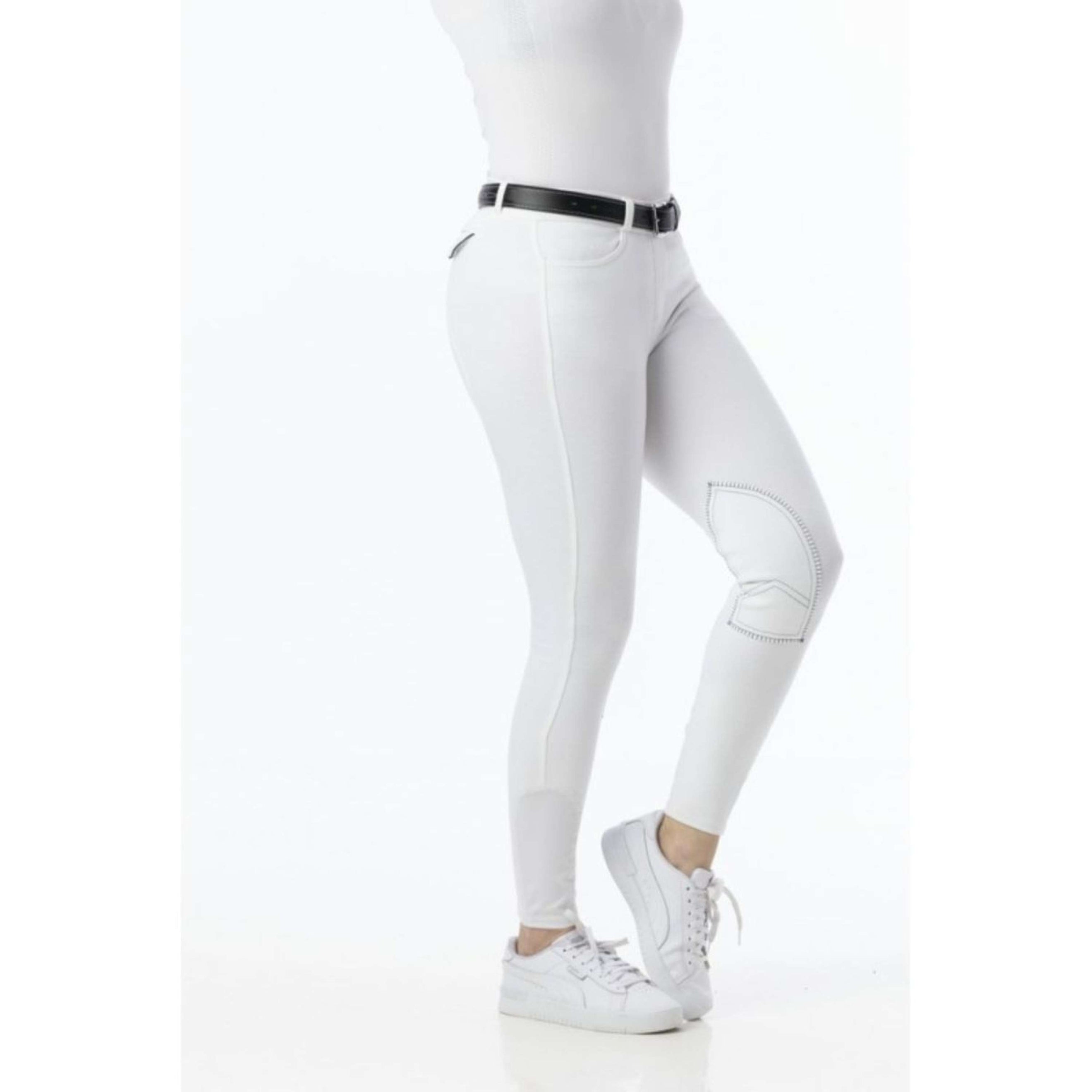 Riding World Pantaloni da Equitazione Alexandrie Bianco