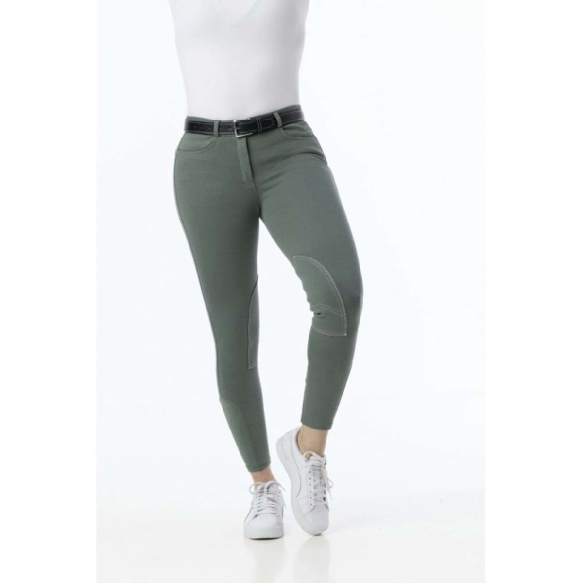 Riding World Pantaloni da Equitazione Alexandrie Verde
