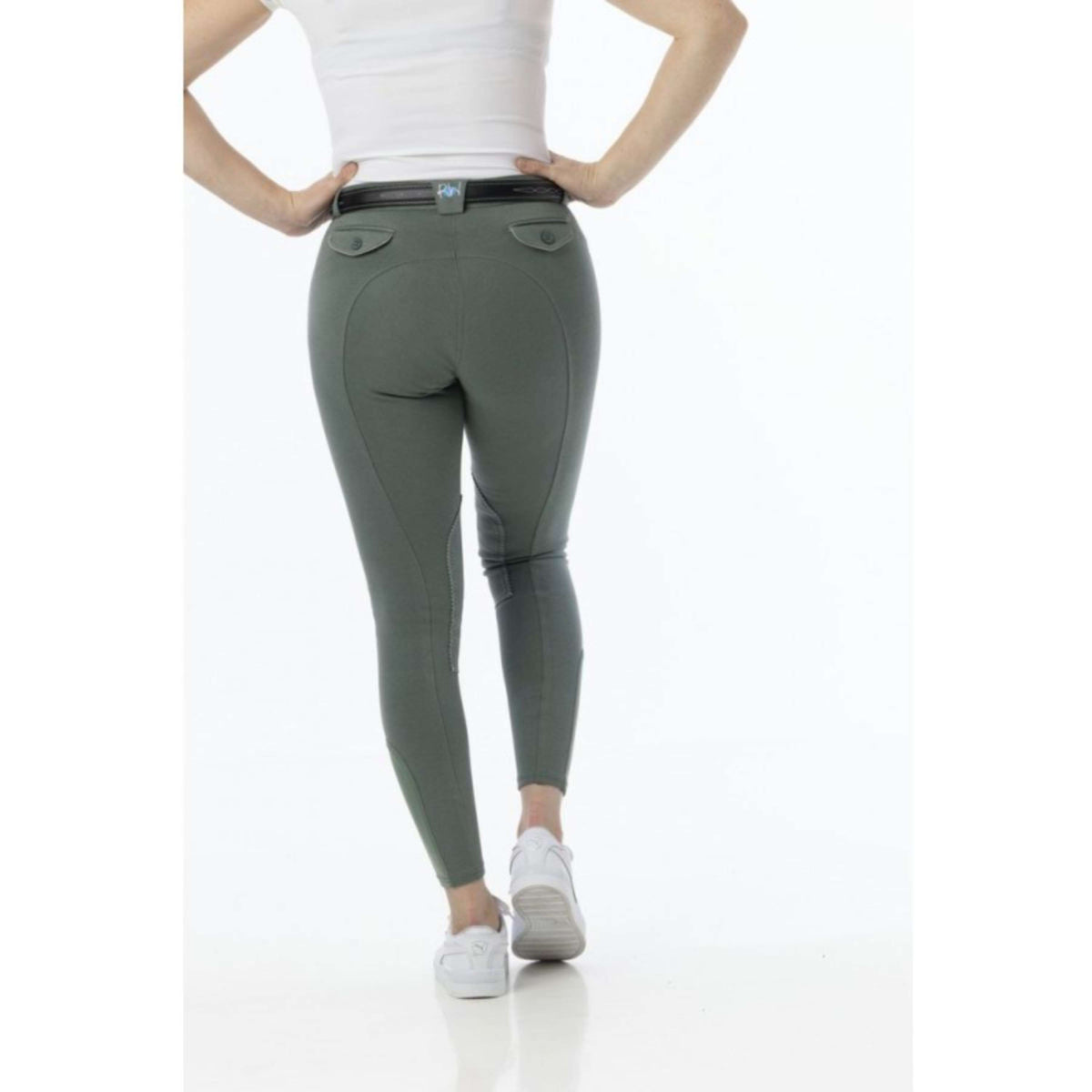 Riding World Pantaloni da Equitazione Alexandrie Verde