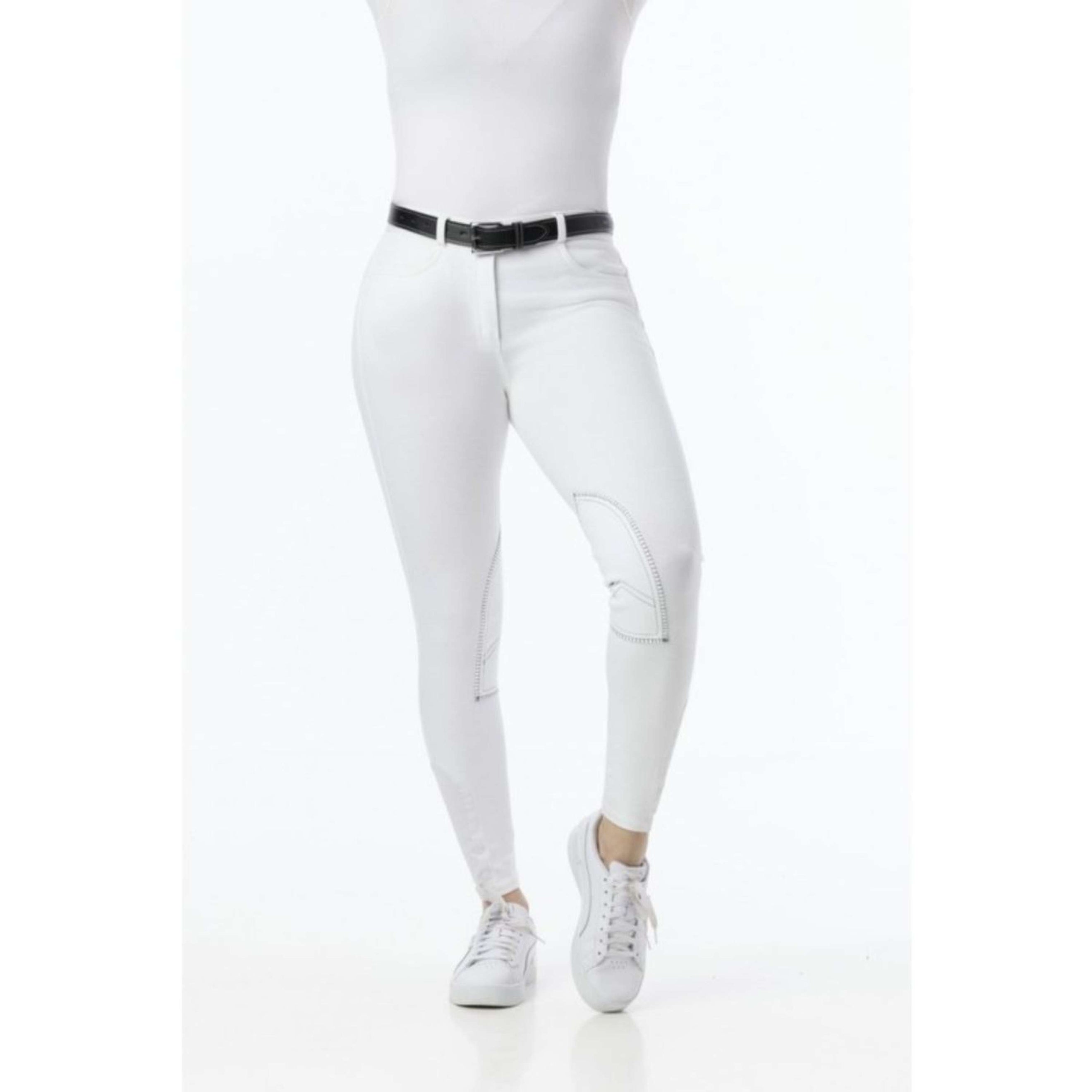 Riding World Pantaloni da Equitazione Alexandrie Bianco