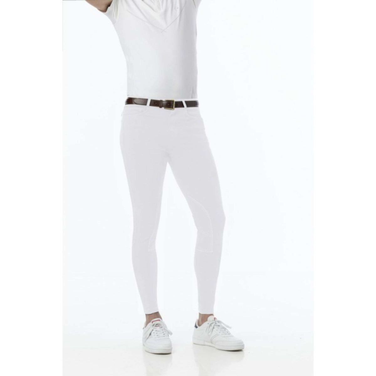 Riding World Pantaloni da Equitazione Lecaire Bianco