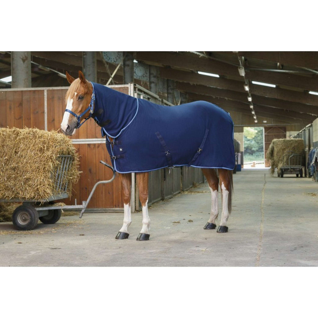 Riding World Coperta in Pile Combo Blu navy