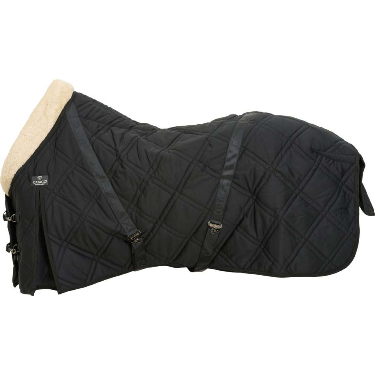 Catago Coperta da scuderia Fir-Tech Quilt Nero