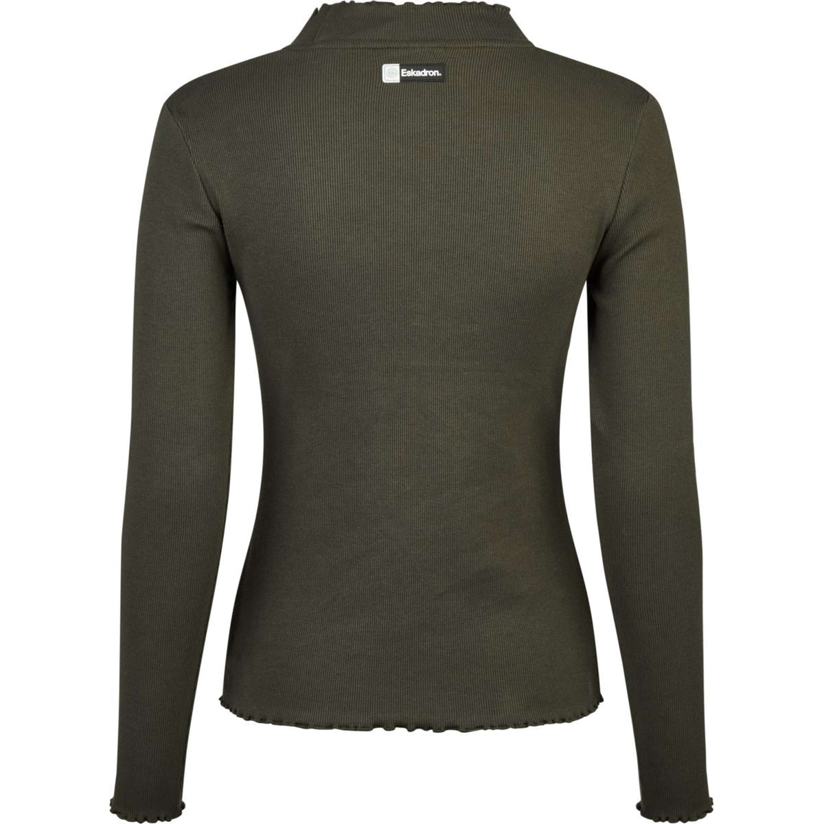 Eskadron Maglietta Dynamics Turtleneck Rib Maniche Lunghe Olive