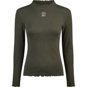 Eskadron Maglietta Dynamics Turtleneck Rib Maniche Lunghe Olive
