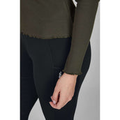 Eskadron Maglietta Dynamics Turtleneck Rib Maniche Lunghe Olive