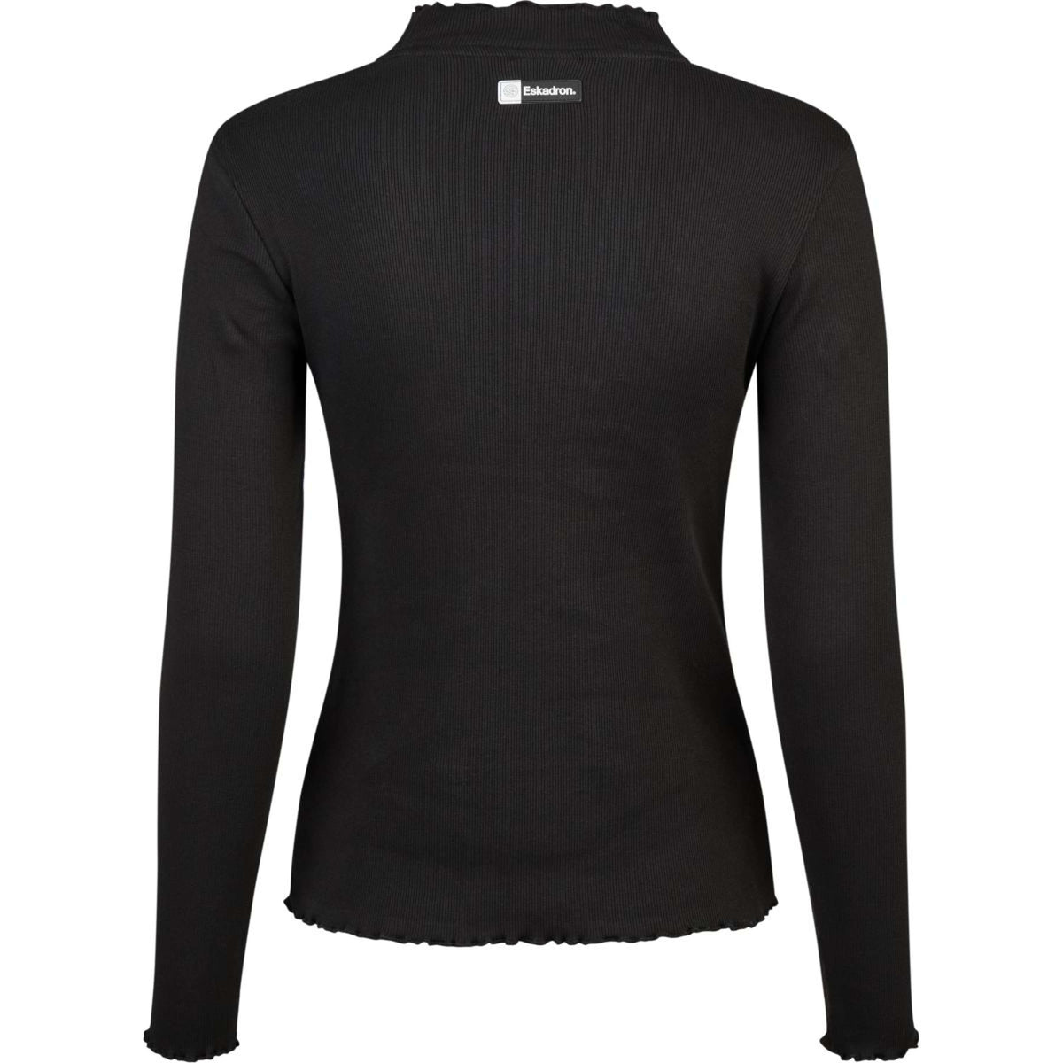 Eskadron Maglietta Dynamics Turtleneck Rib Maniche Lunghe Nero