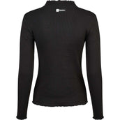 Eskadron Maglietta Dynamics Turtleneck Rib Maniche Lunghe Nero