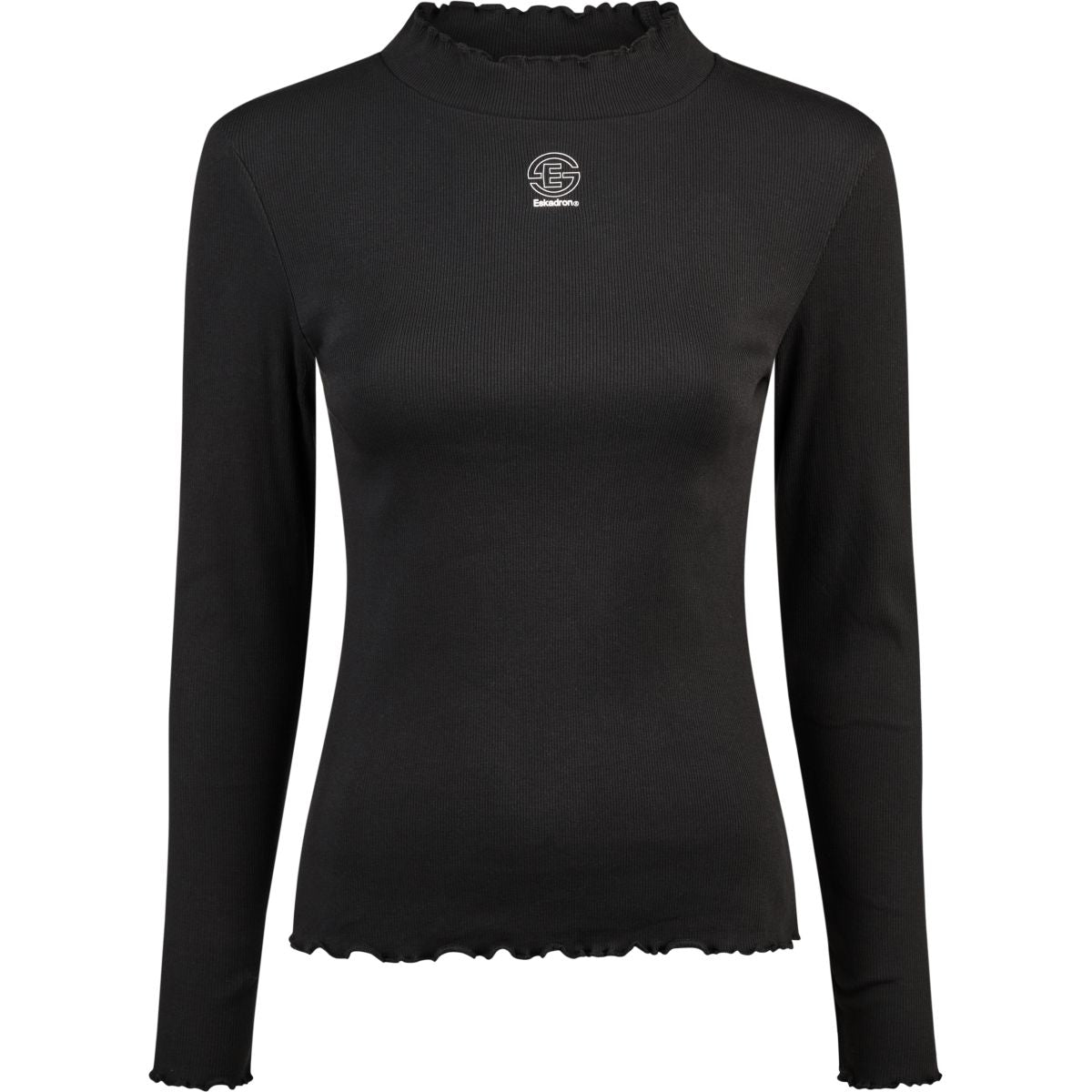 Eskadron Maglietta Dynamics Turtleneck Rib Maniche Lunghe Nero