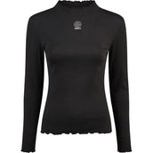 Eskadron Maglietta Dynamics Turtleneck Rib Maniche Lunghe Nero