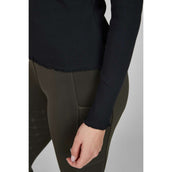 Eskadron Maglietta Dynamics Turtleneck Rib Maniche Lunghe Nero