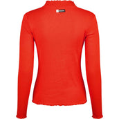 Eskadron Maglietta Dynamics Turtleneck Rib Maniche Lunghe Rosso