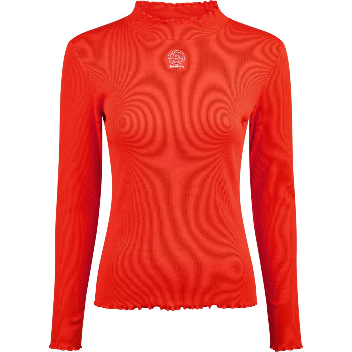 Eskadron Maglietta Dynamics Turtleneck Rib Maniche Lunghe Rosso