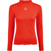 Eskadron Maglietta Dynamics Turtleneck Rib Maniche Lunghe Rosso