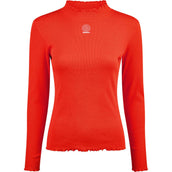 Eskadron Maglietta Dynamics Turtleneck Rib Maniche Lunghe Rosso