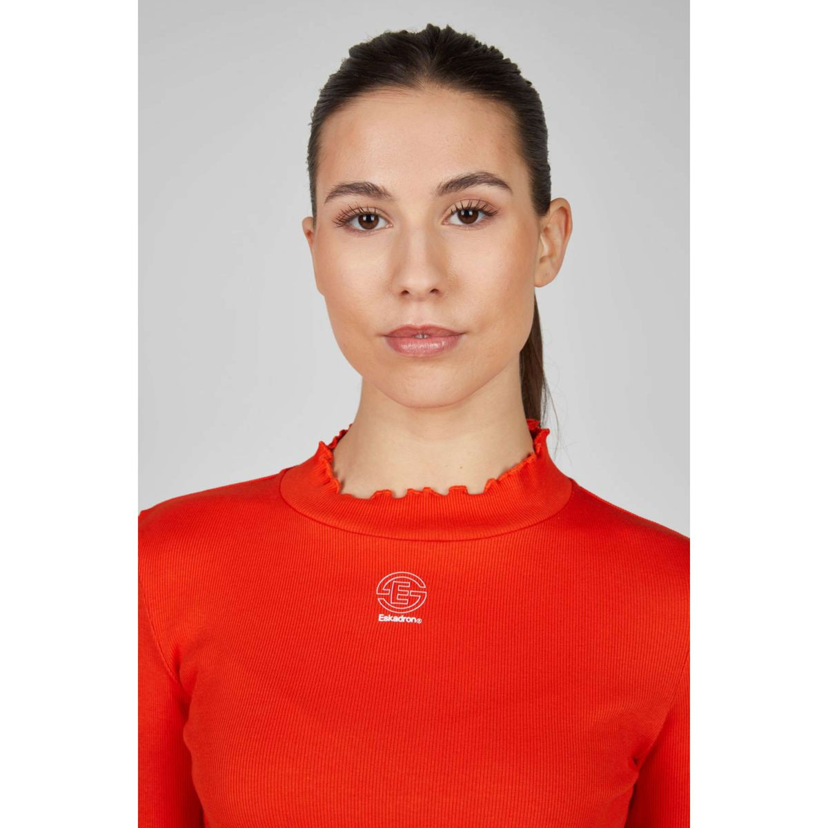 Eskadron Maglietta Dynamics Turtleneck Rib Maniche Lunghe Rosso
