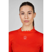 Eskadron Maglietta Dynamics Turtleneck Rib Maniche Lunghe Rosso