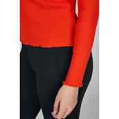 Eskadron Maglietta Dynamics Turtleneck Rib Maniche Lunghe Rosso