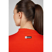 Eskadron Maglietta Dynamics Turtleneck Rib Maniche Lunghe Rosso