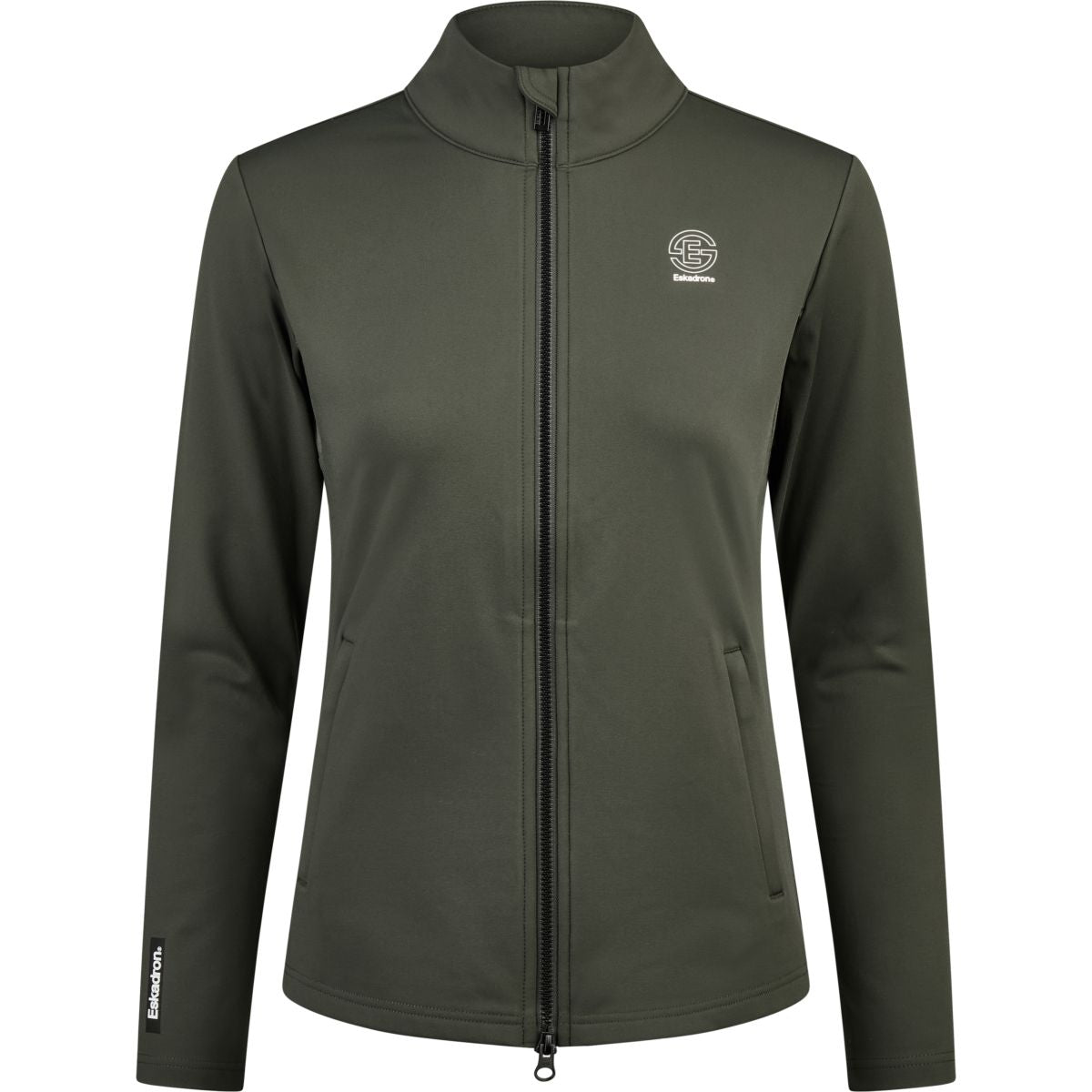 Eskadron Felpa con cappuccio e zip Dynamics Zip Olive