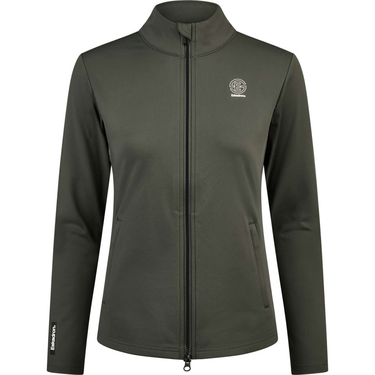 Eskadron Felpa con cappuccio e zip Dynamics Zip Olive