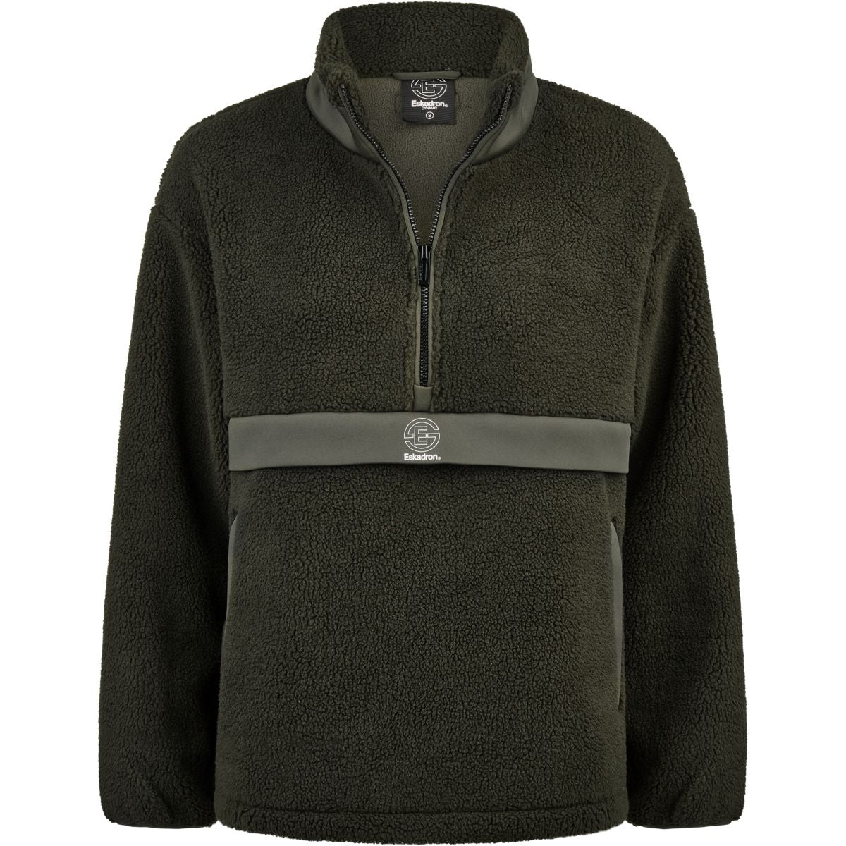Eskadron Maglione Dynamics Half-Zip Teddy Olive