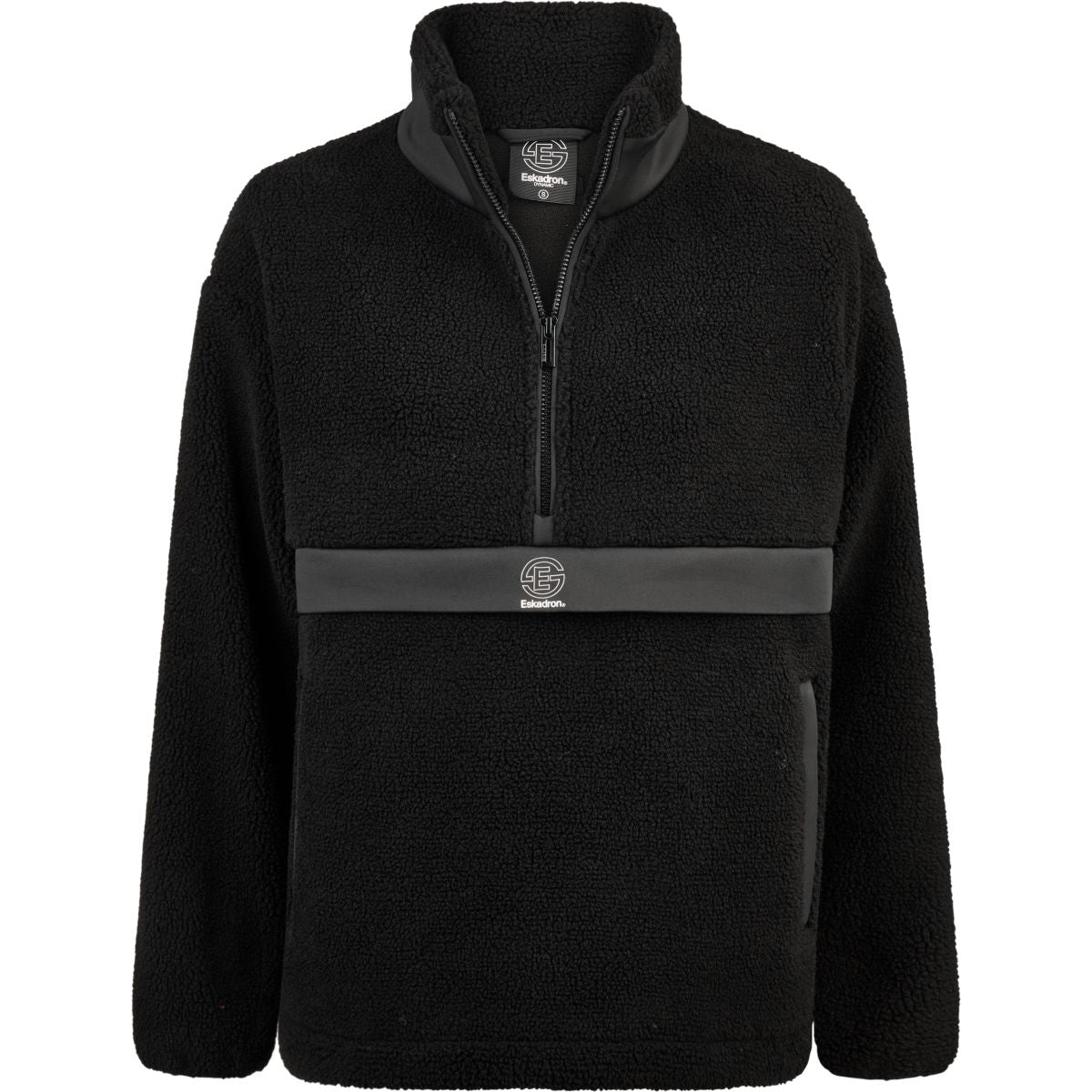 Eskadron Maglione Dynamics Half-Zip Teddy Nero