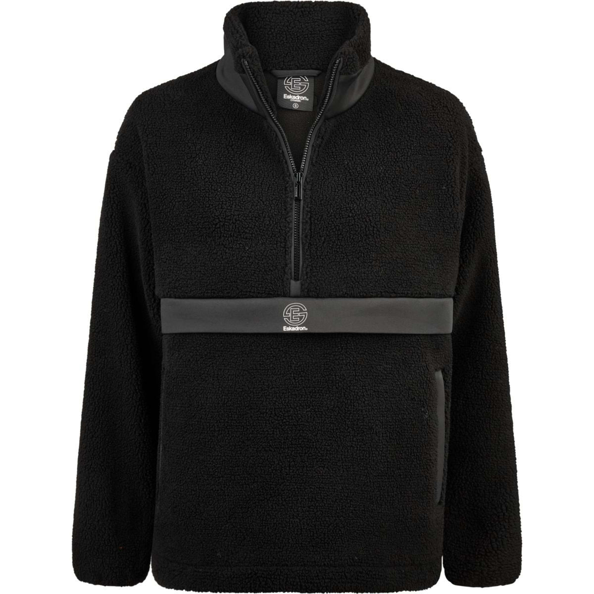 Eskadron Maglione Dynamics Half-Zip Teddy Nero