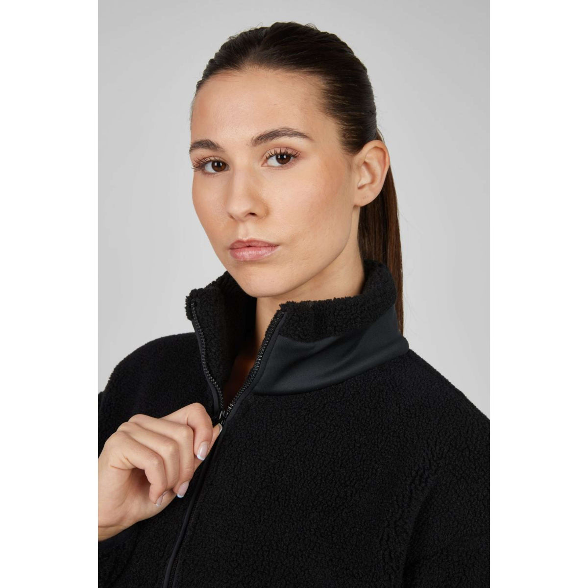 Eskadron Maglione Dynamics Half-Zip Teddy Nero
