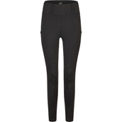 Eskadron Leggings da Equitazione Dynamics Flex Core Full Grip Nero