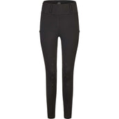 Eskadron Leggings da Equitazione Dynamics Flex Core Full Grip Nero
