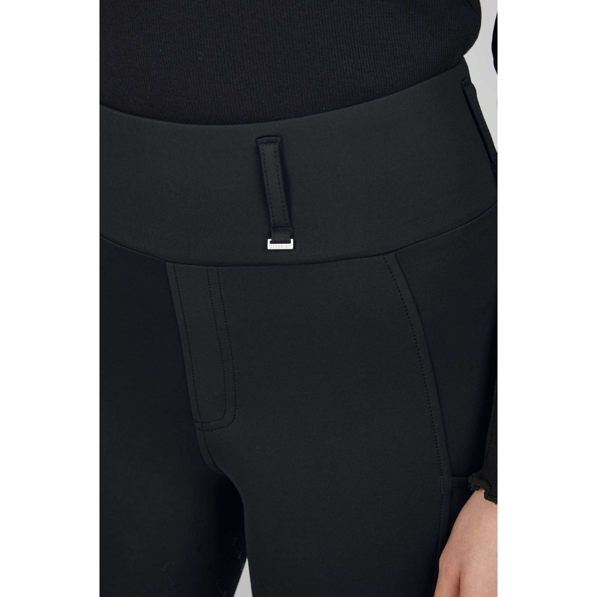 Eskadron Leggings da Equitazione Dynamics Flex Core Full Grip Nero