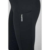 Eskadron Leggings da Equitazione Dynamics Flex Core Full Grip Nero
