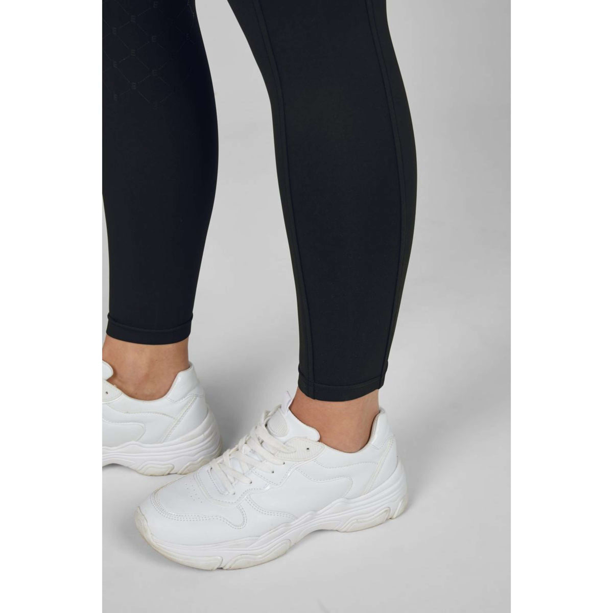 Eskadron Leggings da Equitazione Dynamics Flex Core Full Grip Nero