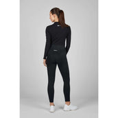 Eskadron Leggings da Equitazione Dynamics Flex Core Full Grip Nero